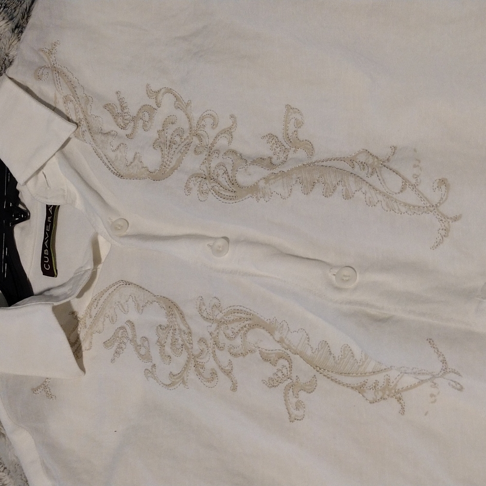 Cubavera Linen/Rayen Men's Shirt - Picture 3 of 3